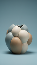 Ceramic Sculptural Vase Matte Finish